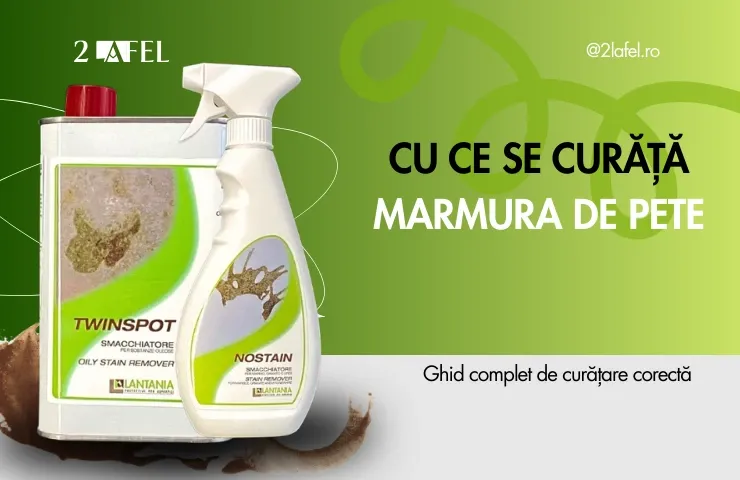 Cu ce se curata marmura de pete